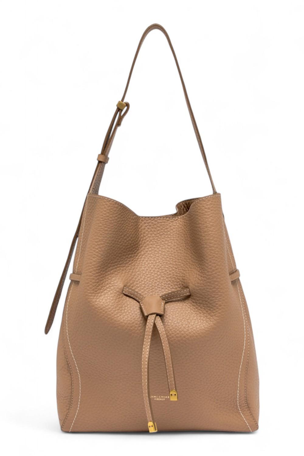 Secchiello Sienna pelle cuoio Gianni Chiarini<BR/> 
