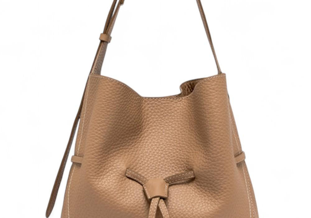 Secchiello Sienna pelle cuoio Gianni Chiarini<BR/> 