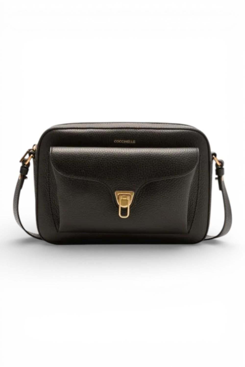 Borsa Beat Soft Coccinelle camera case grande nera<BR/> 