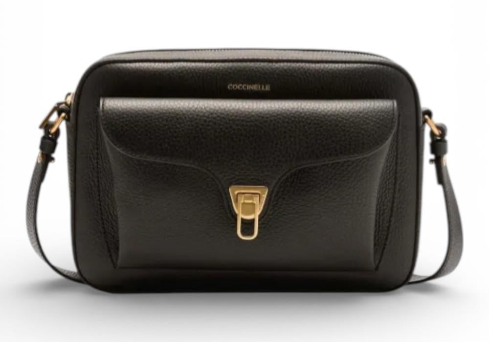 Borsa Beat Soft Coccinelle camera case grande nera<BR/> 