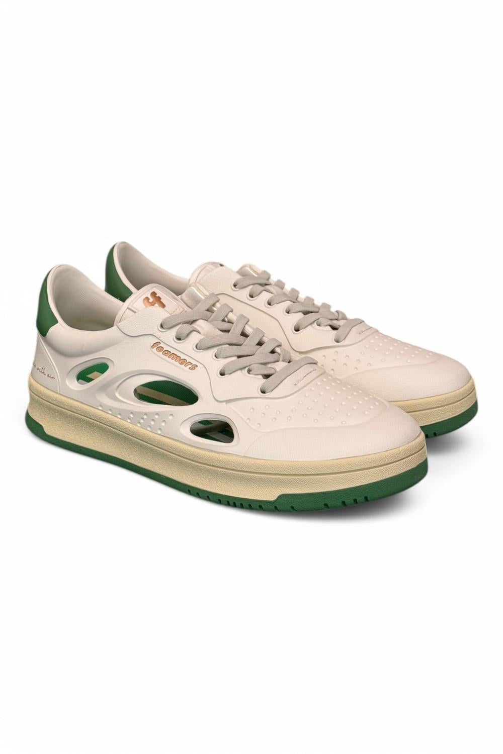Sneaker Foamers Eva bianco verde <BR/> 