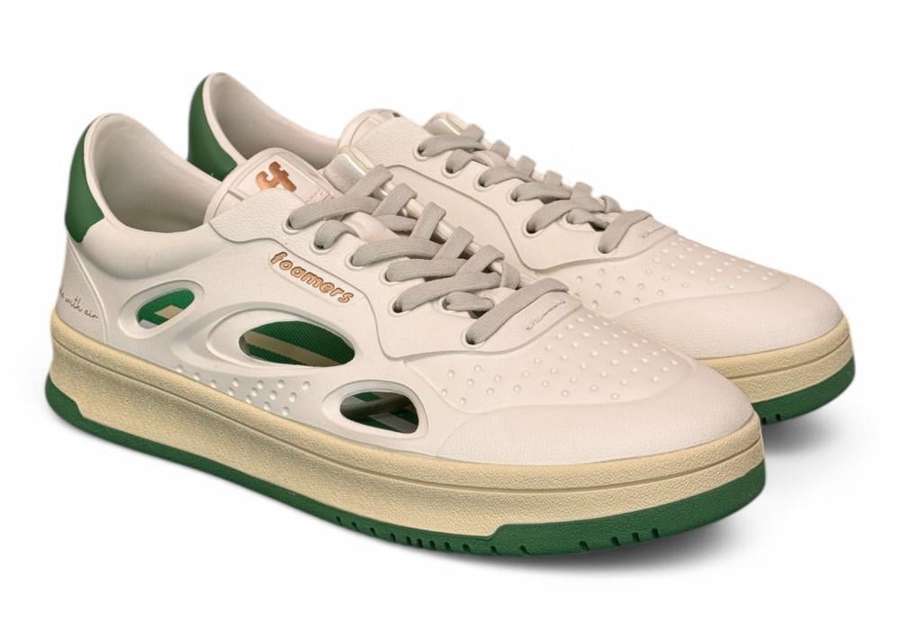 Sneaker Foamers Eva bianco verde <BR/> 