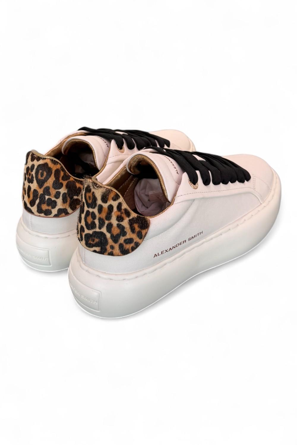 Sneaker donna Soho white leo Alexander Smith<BR/> 