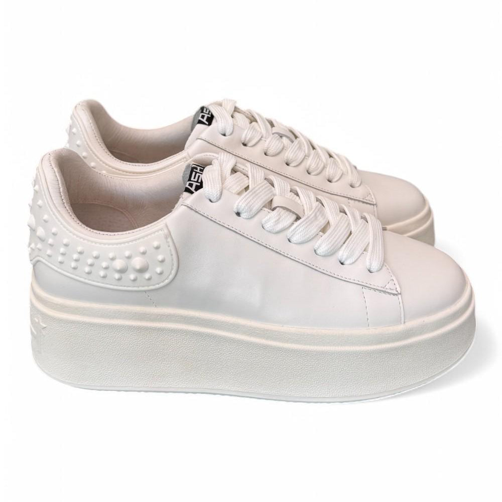 Sneaker Ash Match bianca platino 