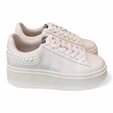 Sneaker Ash Match bianca platino 