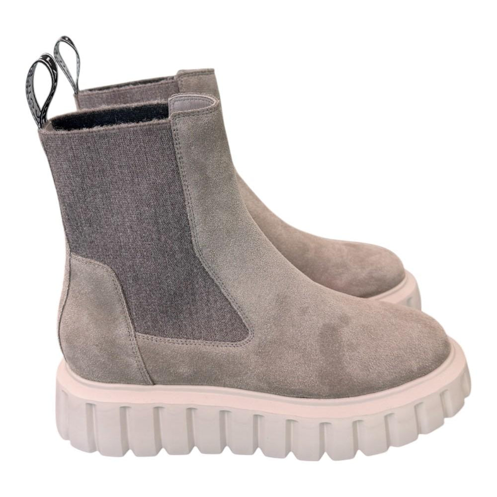 Beatles Grenelle Voile Blanche suede grigio 