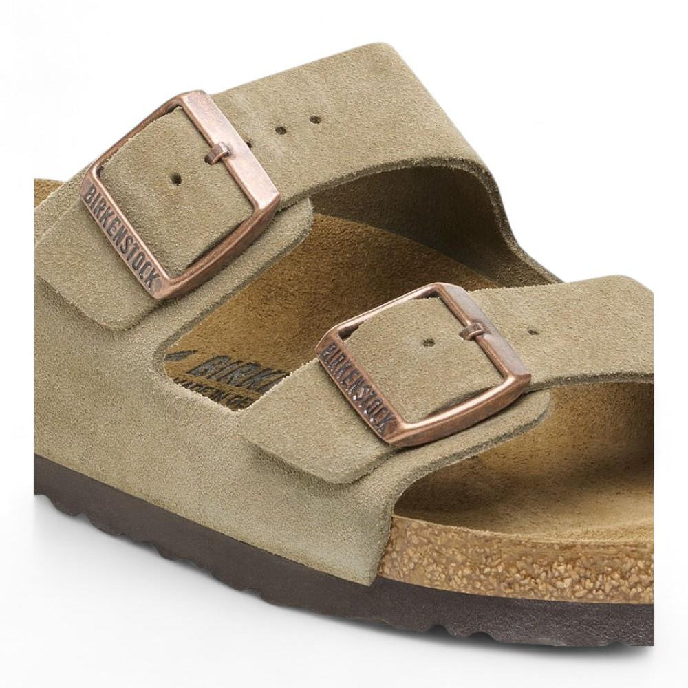 Ciabatta Birkenstock Arizona Suede Taupe 051463 
