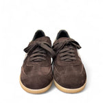 Sneaker suede testa di moro Crown 