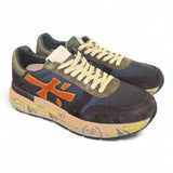 Sneaker uomo Premiata Mick 7721 blu arancio<BR/> 