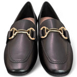 Mocassino accessorio pelle nera Francesco B.<BR/> 
