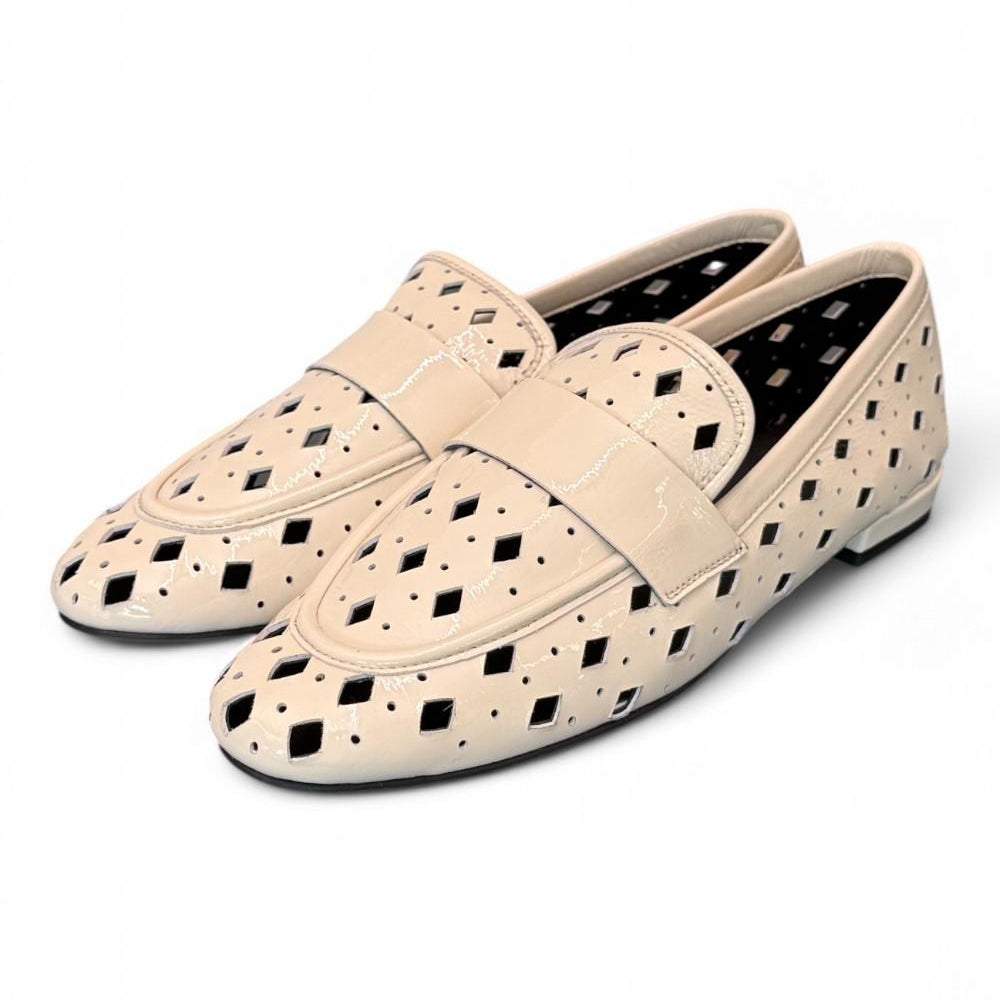 Mocassino forato naplak burro Elvio Zanon<BR/> 