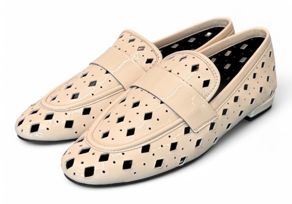 Mocassino forato naplak burro Elvio Zanon<BR/> 