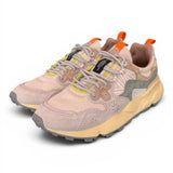 Sneaker uomo Yamano 3 1N48 Canvas O.White Sage Flower Mountain 