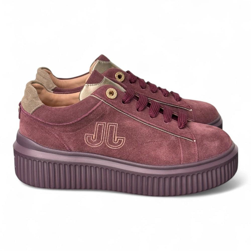 Sneaker donna suede bordeaux Janet & Janet 