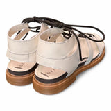 Sandalo schiava pelle latte Fabbrica dei Colli<BR/> 