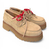 Scarpa barca XL suede beige Antica Bottega<BR/> 