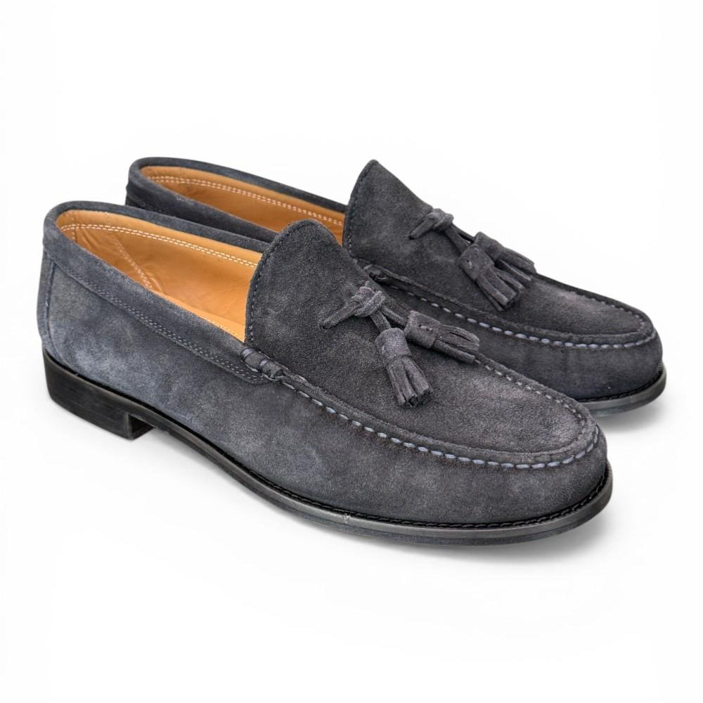 Mocassino mappetti suede blu Kebo 