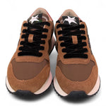 Sneaker donna Sun68 Stargirl glitter logo marrone 