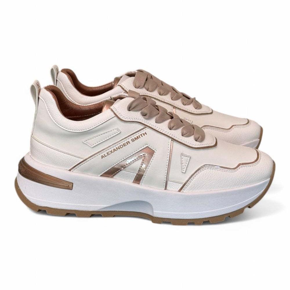 Sneaker donna Liverpool white copper Alexander Smith<BR/> 