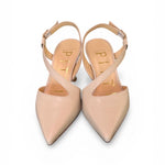 Slingback trasversale pelle osso Matteo Pitti 
