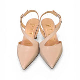 Slingback trasversale pelle osso Matteo Pitti 