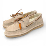 Allacciato barca uomo Panchic suede Dove Grey<BR/> 
