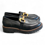 Mocassino accessorio pelle nera Anima 