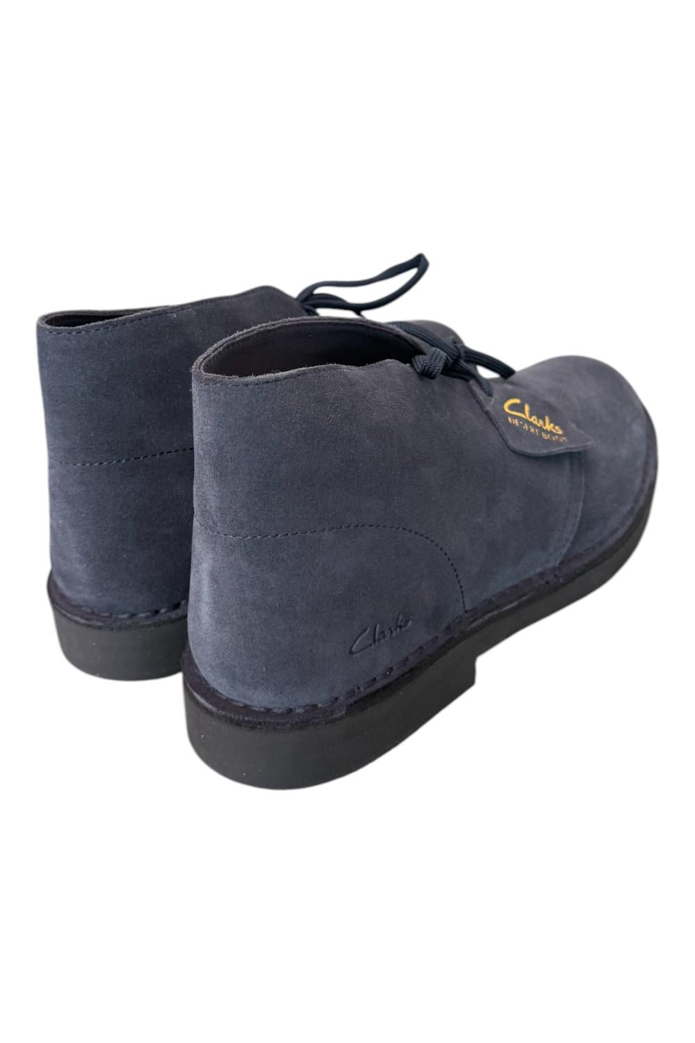 Scarpa uomo Desert Boot Evo navy blue Clarks<BR/> 