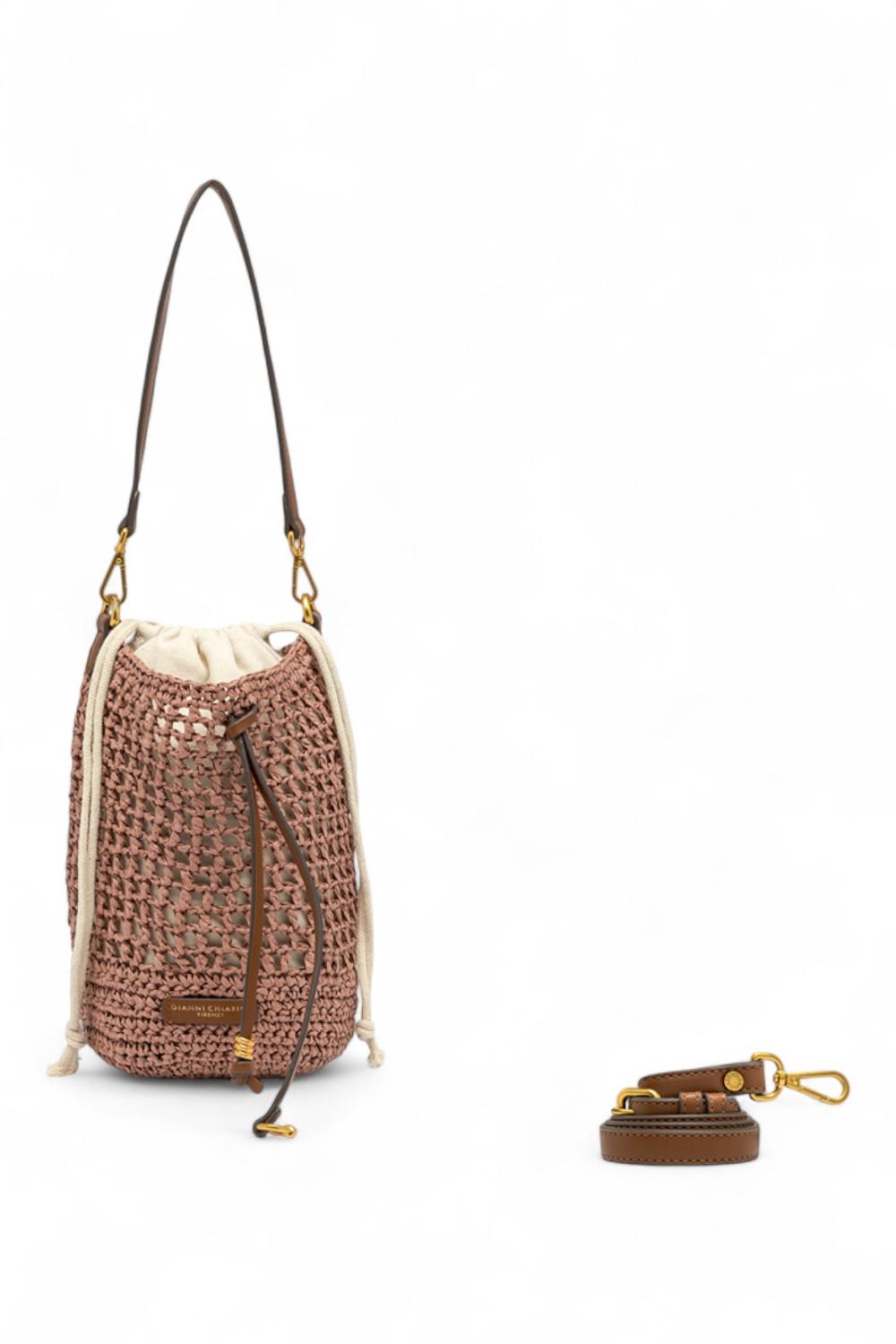 Borsa secchiello Nefeli Blush Gianni Chiarini<BR/> 