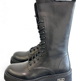 Anfibio 3/4 donna pelle nera Cult 