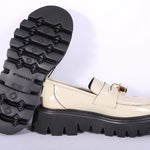 Mocassino lucchetto naplak panna XL Stokton<BR/> 