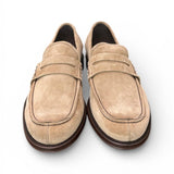 Mocassino camoscio beige Franco Fedele 