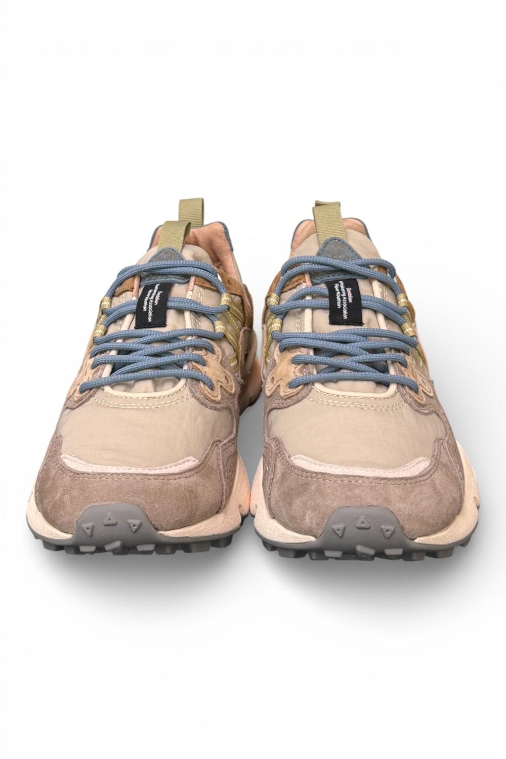 Sneaker uomo Yamano 3 1D53 grey beige Flower Mountain 