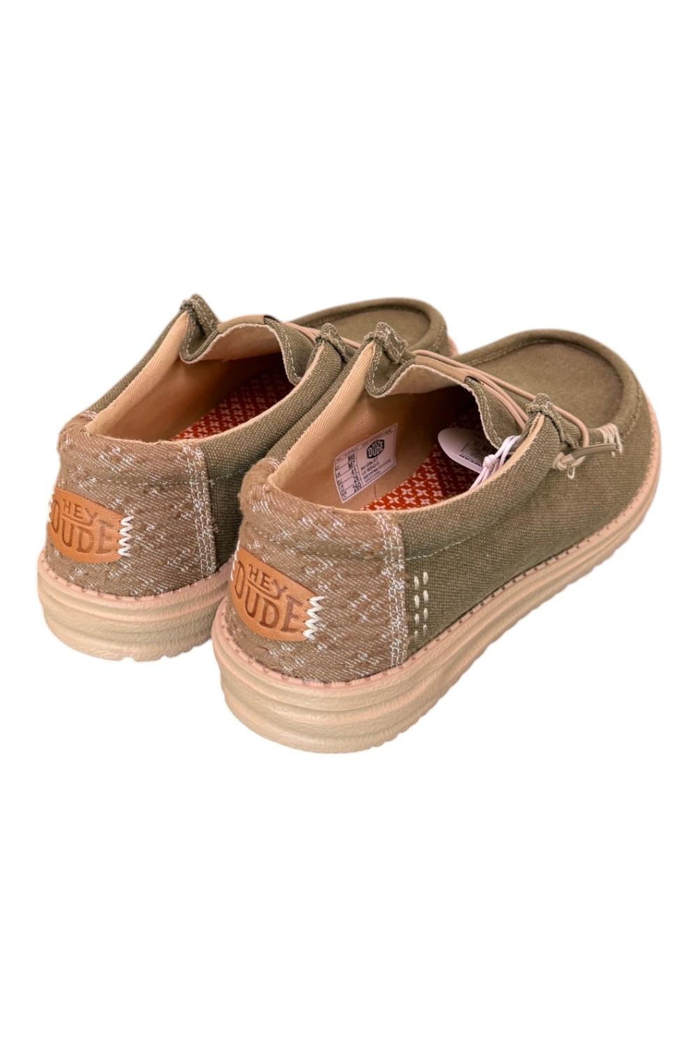 Sneaker uomo Wally Workwear green Hey Dude 