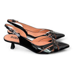 Slingback Bibi Lou incroci naplak nero tacco 