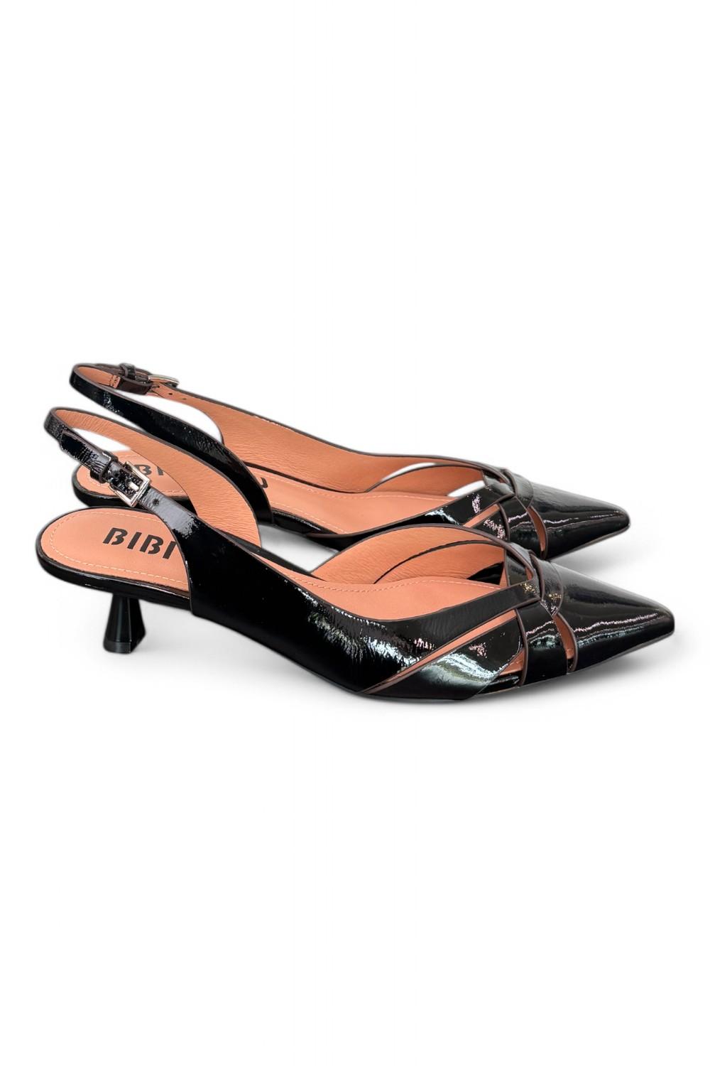 Slingback Bibi Lou incroci naplak nero tacco 