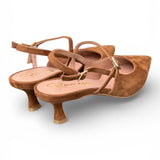 Slingback cintino suede sigaro Ranye 