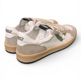 Sneaker uomo 4B12 Play New U1013 bianca grigia verde 