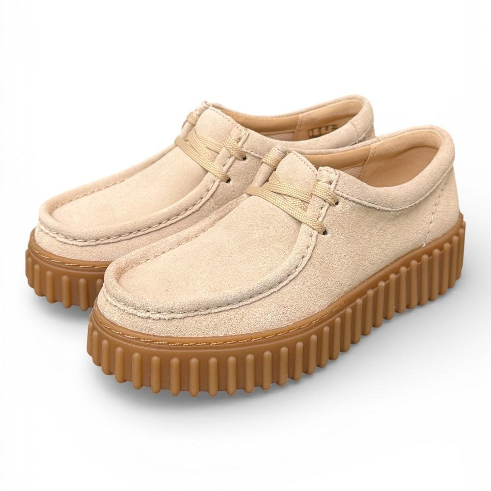 Scarpa donna Clarks Torhill Bee suede beige 