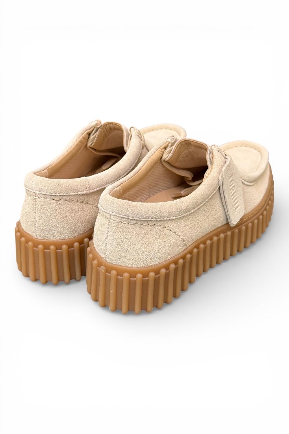 Scarpa donna Clarks Torhill Bee suede beige 