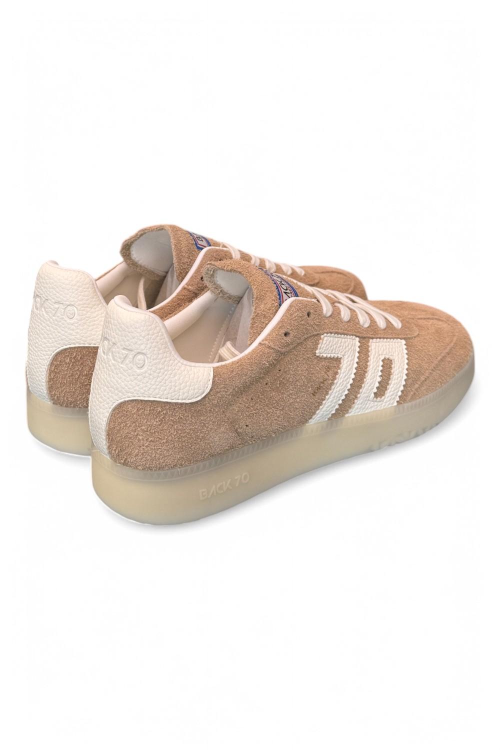Sneaker uomo Boston beige Back 70<BR/> 