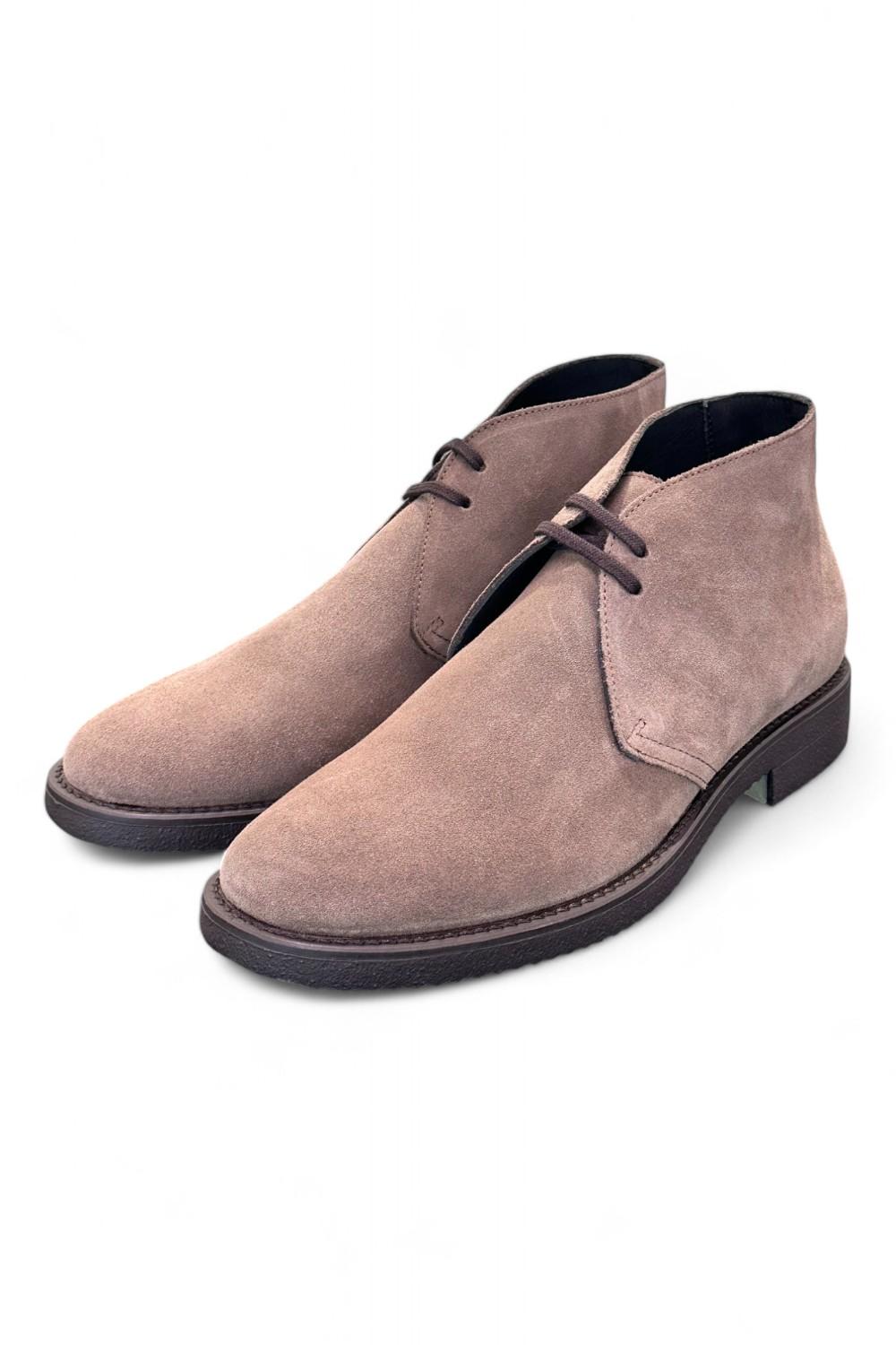 Polacco uomo suede gianduia Antica Cuoieria 