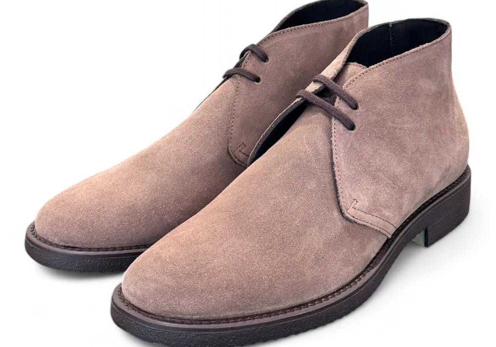 Polacco uomo suede gianduia Antica Cuoieria 