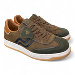 Sneaker uomo Hi suede verde Primabase <BR/> 