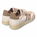 Sneaker uomo  Boston suede bianco beige Back 70<BR/> 