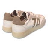 Sneaker uomo  Boston suede bianco beige Back 70<BR/> 