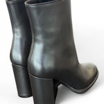Stivaletto zip nappa nera T90 Bianca Di<BR/> 