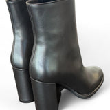 Stivaletto zip nappa nera T90 Bianca Di<BR/> 