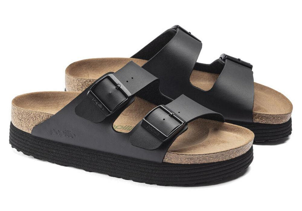 Ciabatta Arizona Papillio birkenstock black Vegan 