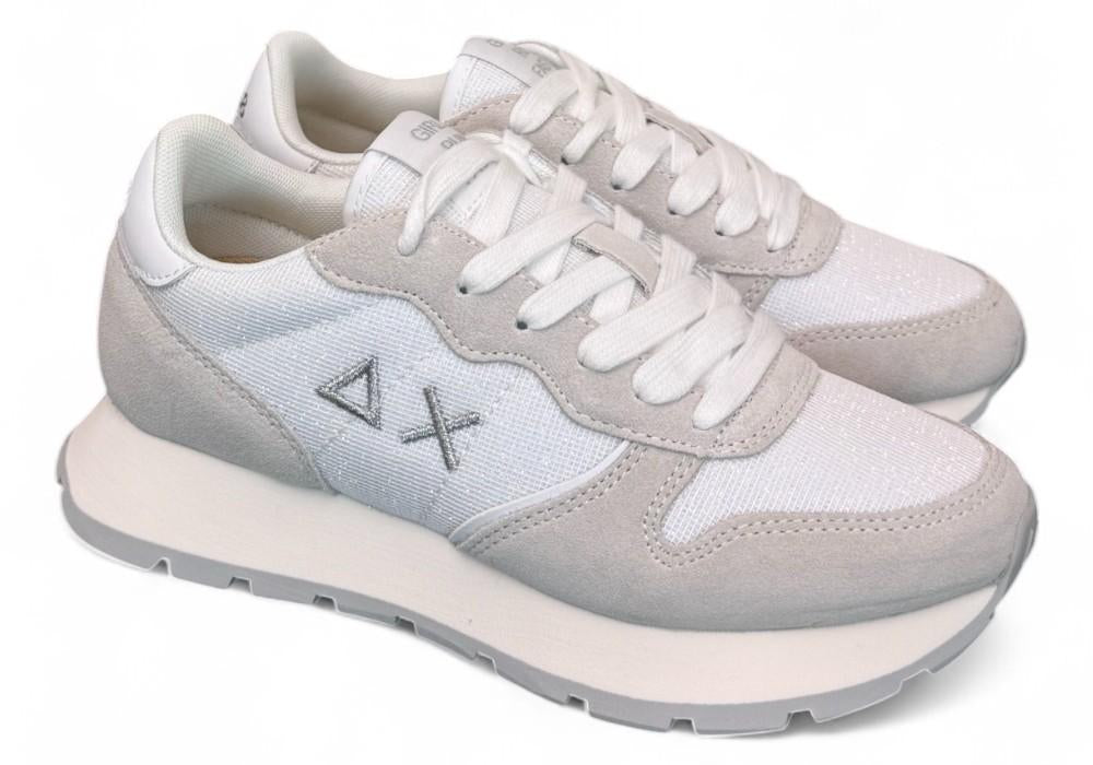 Sneaker donna SUN 68 ALLY glitter white 